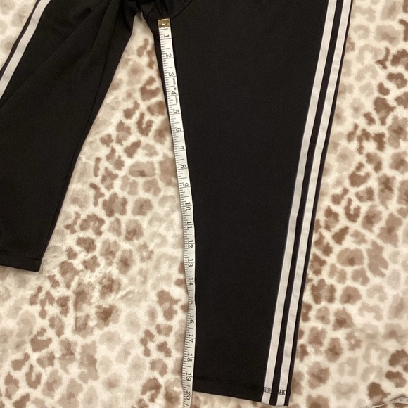 adidas Climalite 3-Stripe Leggings, Size M - Picture 10 of 11